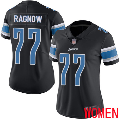 Detroit Lions Limited Black Women Frank Ragnow Jersey NFL Football #77 Rush Vapor Untouchable